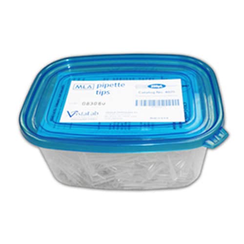 Vistalab Technologies 4025 Pipette Tip, Bulk-Packaged, 5-200 uL (Pack of 1000)