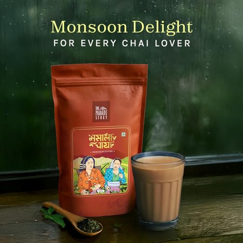 Image of The Pahadi Story Masala Tea 450g, Strong Assam CTC with Traditional Indian Spices, Rich & Flavourful Masala Chai Patti