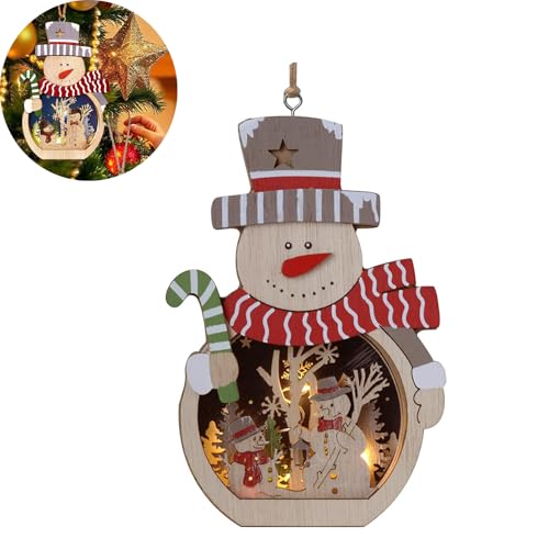 Weihnachtsdeko Leuchtung Innen Holz Deko, Weihnachtsdekoration...
