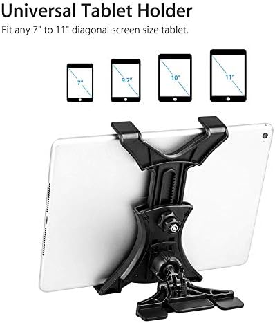 Linkstyle Car Tablet Holder for CD Slot 7-11 inch, Universal 360° Rotation CD Player Slot Tablet Mount Compatible for iPad 9.7 10.5 iPad Air Mini 2 3 4 iPhone Samsung Galaxy etc