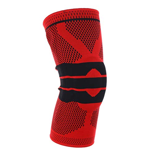 OOAYDYWO 1 Pair Silicone Knee Pads Strap Braces for Arthritis for Joints Support Meniscus Compression Protection Sport