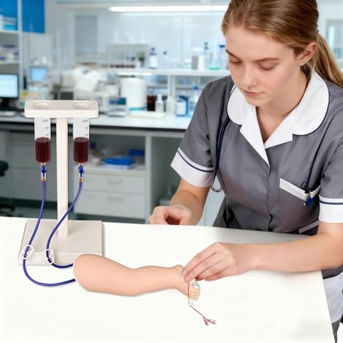 Image of Pediatric IV and Phlebotomy Practice Leg Kit for Practice Heel Stick, Baby IV Practice Kit