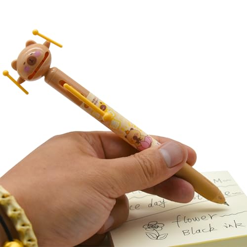 3-Pack Bolígrafos con Tinta Negra y Figuras de Animales miniatura 4