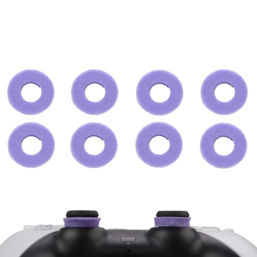 Image of MOLOPPO 8 PCS Precision Rings Kit for PS4, for PS5, for Xbox-Purple | for PS5 Accessories, for Xbox Accessories, Gaming Controller Enhancer