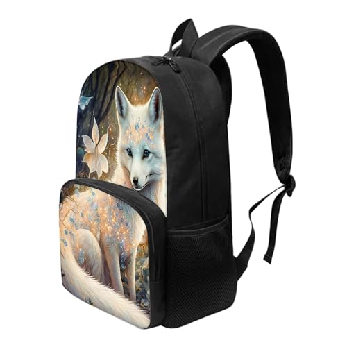 School Backpack for Boys Kids Fox Elementary Bookbag Teen Girls Durable Back to School Book Bag Lightweight Daypack3