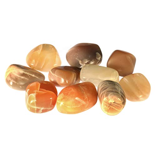 GEOFOSSILS Moonstone Tumble Stone (20-25mm) Single Stone