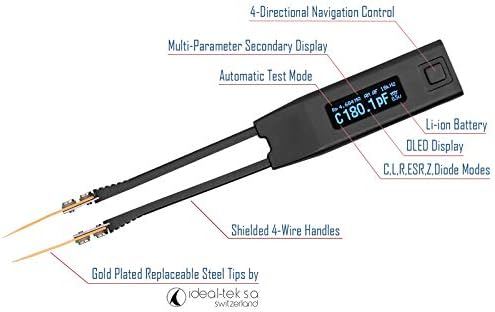 Smart Tweezers ST5-S BT LCR Meter/ESR Meter with Bluetooth for iOS, Android, Windows