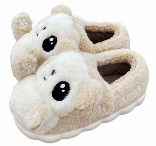 AZCHEN Panda Animal Slippers for Women Men Warm Soft Fuzzy Home Slippers for Indoor Outdoor