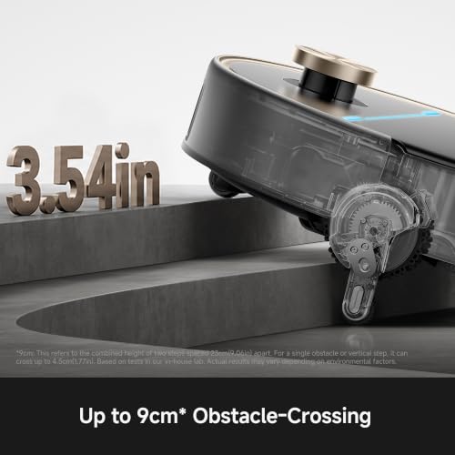 Image of MOVA V70 Ultra Complete Robot Vacuum and Mop, 42000Pa Suction Bagless Dock | 6.7in Mop&4.7in Side Brush Extends, 3.46in Obstacle-Crossing, 212F Water Mop Washing, EcoCyclone Bagless Dock, Zero Tangle