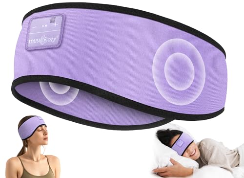 MUSICOZY Sleep Headphones with Bluetooth 5.4 Lavender