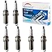 HiVehicle V7449 Laser Iridium Spark Plugs - Automotive Replacement Spark Plugs,OE Replace APP5325 PLFR5A-11 6240(6 Pack)
