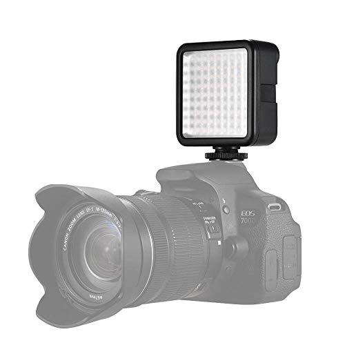 Mini Iluminador Led W81 6.5w com Dimmer para Câmeras, Filmadoras e Gimbals