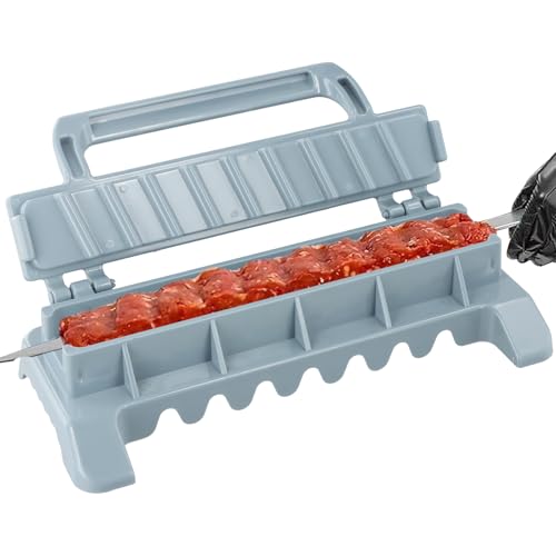 Kebab-Maker Prensa de Brochetas de Kebab, Kebab-Maker de Plástico Portátil, Brochetas de Kebab Manuales, Accesorio de Parrilla para Cocina y Camping Kebab-Maker Prensa de Brochetas de Kebab, Kebab-Maker de Plástico Portátil, Brochetas de Kebab Manuales, Accesorio de Parrilla para Cocina y Camping