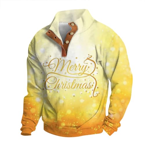 Generisch Weihnachtlicher Herren Pullover mit Rentier Motiv Festlicher...