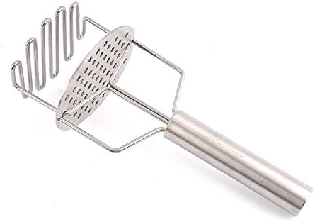 QooWare Potato Masher. Dual Plate Presser. Food Grade Stainless Steel. Creamy Mashed Fruit & Veggie