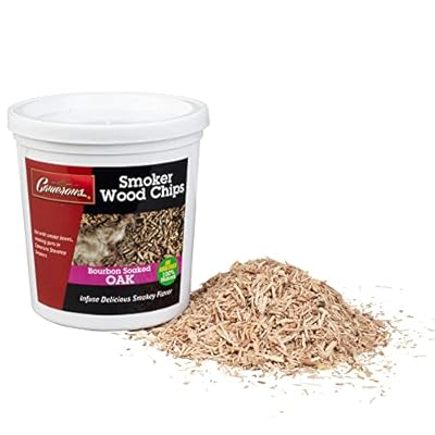 Camerons All Natural Extra Fine Bourbon Oak BBQ Wood Chips for Smokers (1 Pint, 0.47L) Kiln Dried Wood Sawdust Shavings for Cocktail Smoking Guns, Stovetop Smokers, Smoke Boxes-Barbecue Grilling Gifts