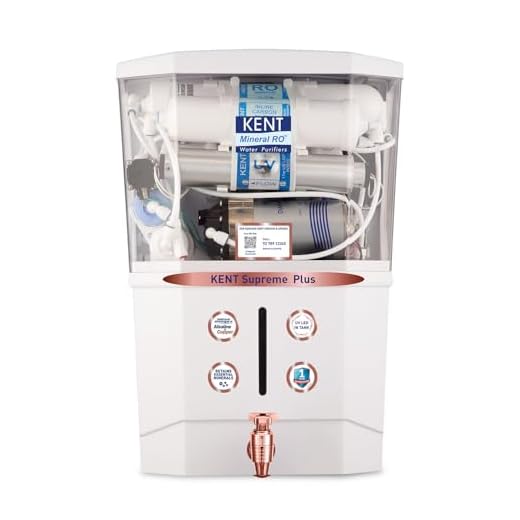 Top 10 Best Kent RO Water Purifiers in India | Kent RO Price Comparison 65 KENT Supreme Alkaline Water Purifier (11113), Smart Alkaline Technology, Multiple Purification Process, RO+UV+UF+Alkaline+TDS Control, UV LED Light in Storage Tank, Pack of 1 Water Purifier