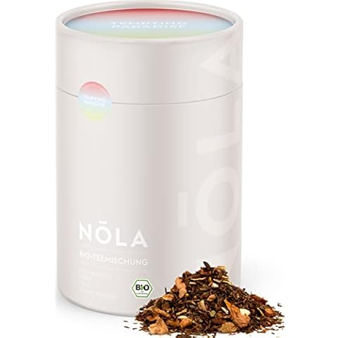 NOLA Bio Teemischung 'Tempting Paradise' - BIO Rooibos-Tee mit Apfel, Yuzu und Sonnenblume - loser Premium Bio-Kräutertee mit 100% natürlichen Zutaten Cover