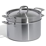 Includes: 8 QT Stainless Steel Stock Pot | Lid | Pasta Insert Essential for Every Kitchen - The Made In Stainless Clad Stock Pot is a must-have kitchen tool, offering maximum heat control, responsiveness, and versatility to elevate your cooking exper...