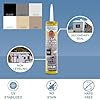 Dicor 551LSB-1 HAPS-Free NON-Leveling Lap Sealant - 10.3 Oz, Black, Secure, Ideal for RV Roofing, Maintenance, Repair, Appliance Application #3