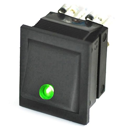 Amazon.com: Off / On 16 Amp Square Rocker Switch The Dot Lights Up ...