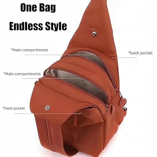 Preferablen Waterproof 2-Way Commuter Bag, Large Capacity Oxford Convertible Travel Bag with Anti-Theft Zipper2