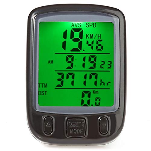 Jinxuny Bike Cycling Computer, Bicycle Computer Waterproof Cycling Odometer Speedometer with LCD Backlight Bike Computer Cycling Accessories