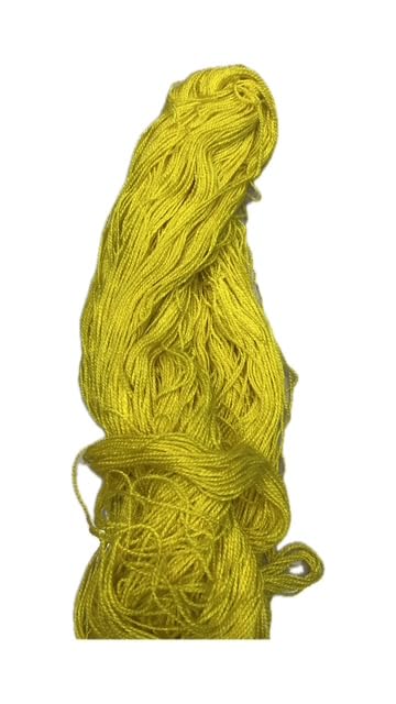 Image of Knitting Wool, 100 gm, Woolen Crochet Yarn for Knitting and Crocheting (NEON Yellow)