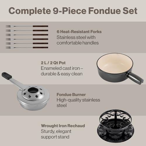 Electric Fondue Pot Set