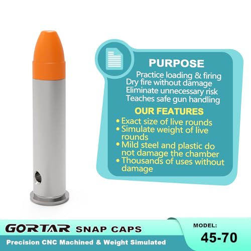 Image of Snap Caps Training Dummy Rounds Practice Safe Loading Firing Close to Real Weight