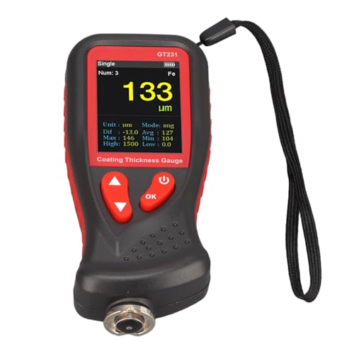 Medidor de Espesor de Recubrimiento de Película Delgada Medidor de Espesor de Pintura Medidor de Espesor de Recubrimiento Medidor de Espesor de Película Plástica de Acero y