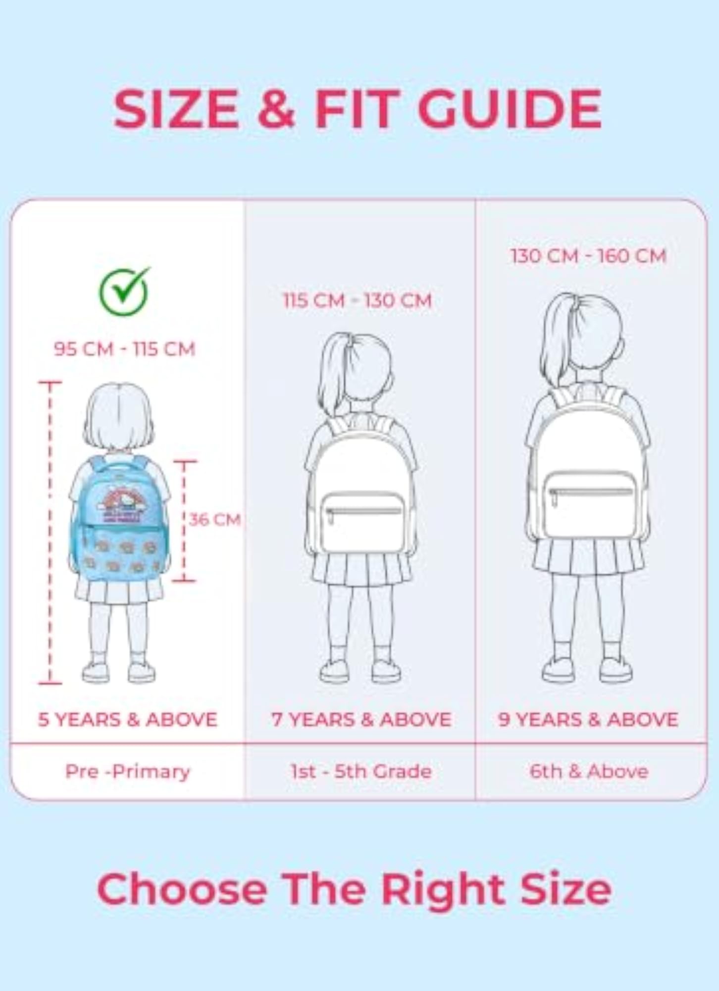 Kids' Hello Kitty Backpack, Lightweight