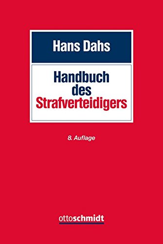 Handbuch des Strafverteidigers Handbuch des Strafverteidigers