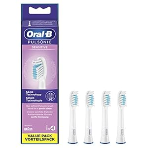 Oral-B Pulsonic Sensitive Opzetborstels Voor Sonic Tandenborstels, Verpakking Van 4 Stuks