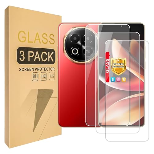 Image of Lucyliy (3 Pack) Compatible with Meizu Note 22 / Meizu Note 16 Screen Protector Tempered Glass, Case Friendly [Hardness 9H ][High definition] [Anti Scratch]