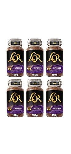 LOR Intense Instant Coffee 150g (Pack of 6 Jars Total 900g)