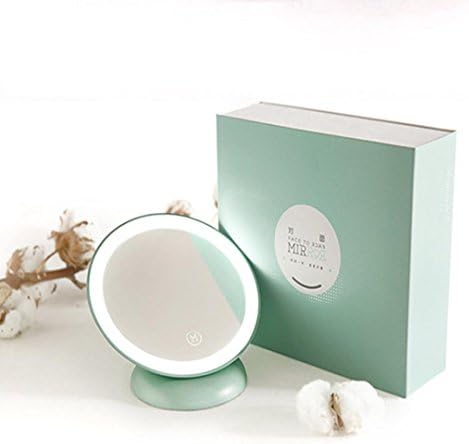 Magnifying Mirror LED Makeup Mirror Wall Mount 360 Rotating Bathroom (A)