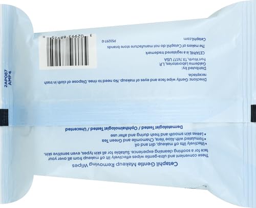 Cetaphil Face and Body Wipes, Gentle Skin Cleansing Cloths, 50 Count, Twin Pack, for Dry, Sensitive Skin, Flip Top Closure, Great for the Gym, Travel, in the Car, Hypoallergenic, Fragrance Free: 25 Count (Pack of 12) Makeup Remover Wipes