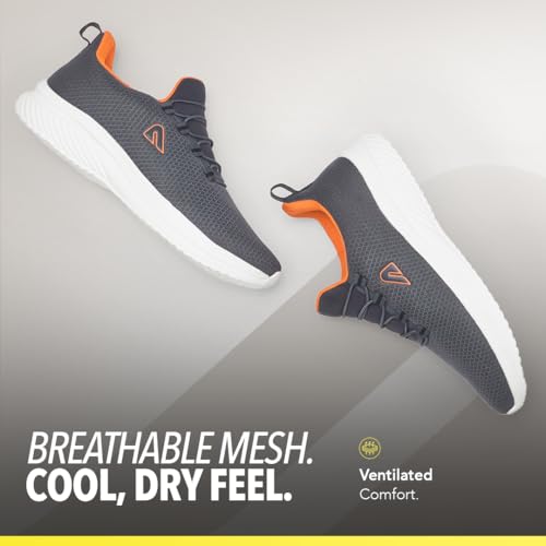 Image of Boldfit Mens Walking Shoes, Breathable Knit Slip-On Casual Shoes with Memory Foam Insole, Thick Eva Outsole & Padded Heel Support, Lightweight, Sock-Like Fit for All-Day Comfort