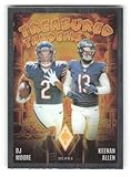 2024 Panini Phoenix Treasured Tandems #18 DJ Moore/Keenan Allen Chicago Bears NFL Football Trading Card