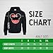Camalen - Pullover Graphic Hoodie Sweatshirt, Casual Printed Hoodie Graphic for Women and Men, Unisex Fashion Must-Have Made of Cotton and Polyester(Small, Mickey-Minnie-Black-10)