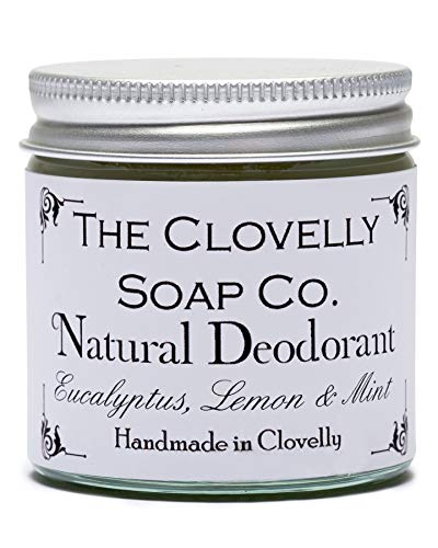 Clovelly Soap Co Bálsamo Desodorante Natural de Eucalipto Menta y Limón Tarro...