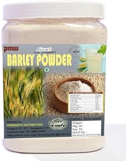Pmw - Barley Powder - Jar Pack - Whole Hulled Barley Grains Powder - 100 Grams