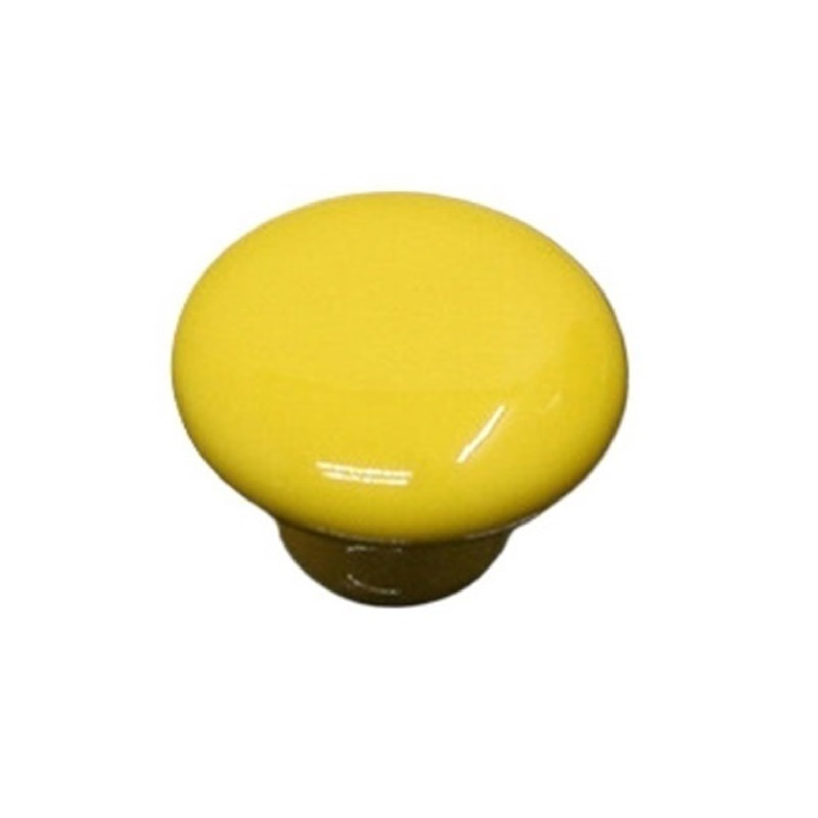 WonJoxel Spherical Crystal Door Knobs 6PCS Ceramic Cabinet Knob Colorfull Children Handles for Furniture Drawer Knobs Cupboard Pulls Kitchen Gabinete Gamer(Yellow-32mm)