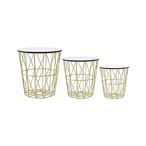 MeJa Round 3-pcs set End Table - Image 10