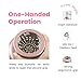 GIHALI Universal Hair Diffuser “Super Sturdy” 1.7 Inch to 2.6 Inch for Natural Curly and Wavy Hair, Hair Dryer Attachment (Gold)
