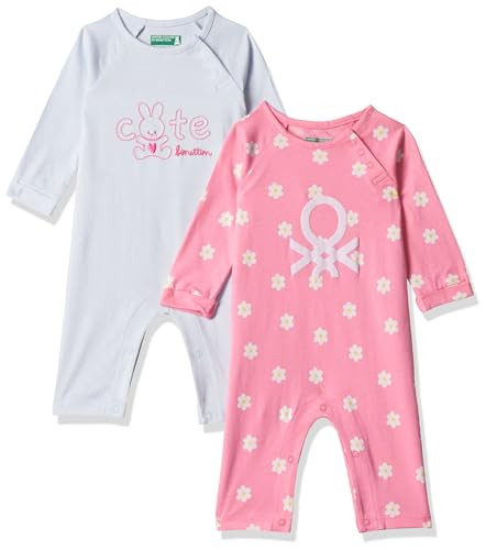 Image of United Colors of Benetton Baby Girls Rompers
