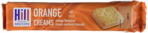 Hill Orange Creams Biscuits 150 g (Pack of 36)