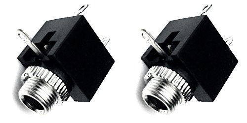 CESS Black 3.5mm Mono TS Socket, 2 Pack miniatura 3