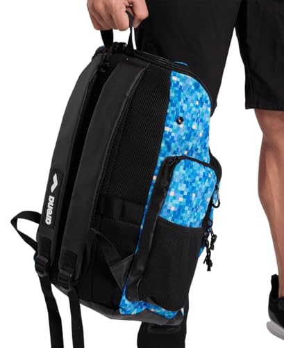 Image of Arena Spiky III Backpack 35 Unisex Travel Gym Rucksack for Men and Women, Training Gear Equipment Bag for Swimmers, 35 Liters